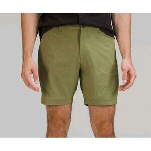 Lululemon Men's Commission Classic Fit Short Sz (32) 7" Ventlight Bronze Green